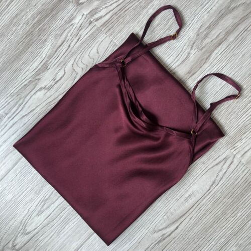 Mujeres 16MM Seda Cami Vestido sin Mangas Completo 100% Seda Bajo Vestido Ropa Interior Chemise - Imagen 22 de 42