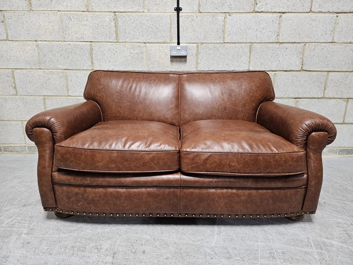 2 seater on sale leather sofa ebay