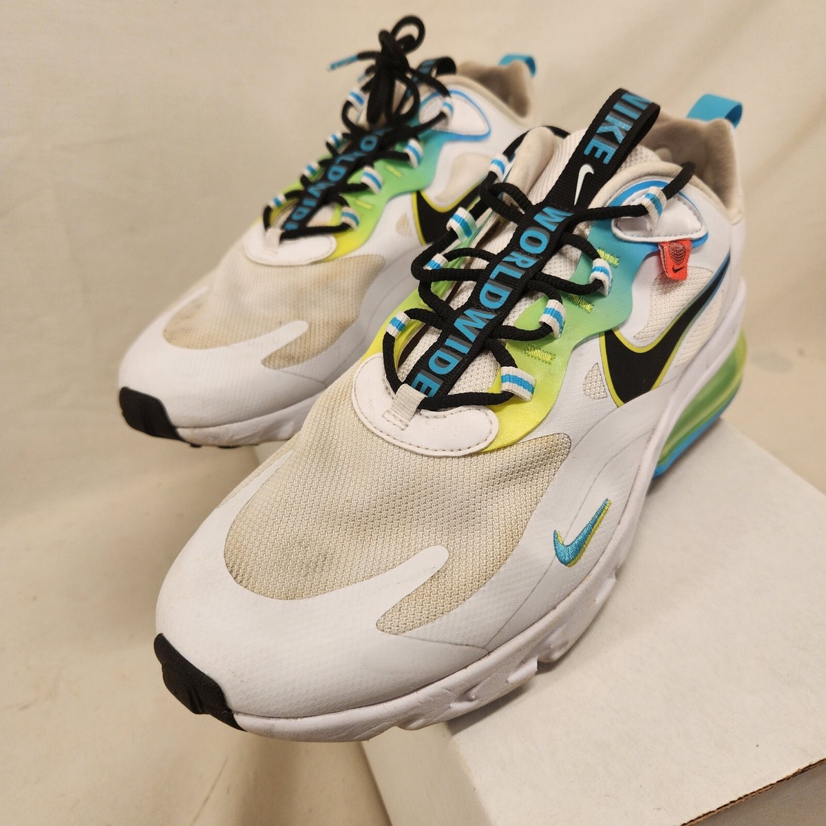 Sneakers Women's Nike React 27 Max 270 White White Yellow Air