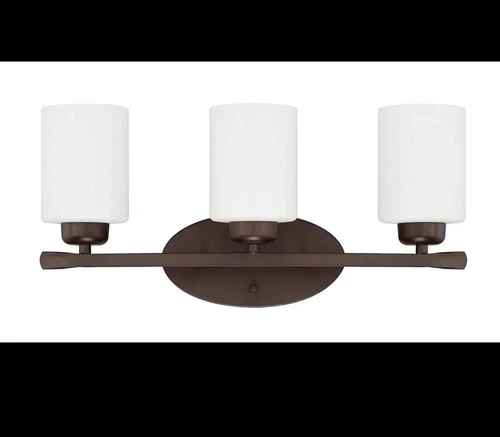 Capital Lighting 115231-338 Bronze Dixon 3-Light 20-1/2"W Bathroom Vanity Light - Picture 1 of 5