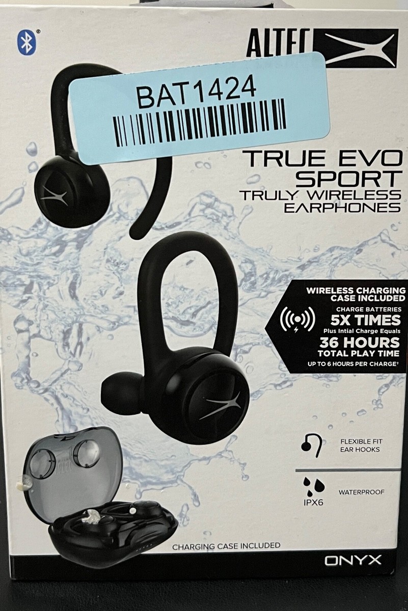 Altec Lansing True Evo Sport Truly Wireless Earphones MZX758 Black