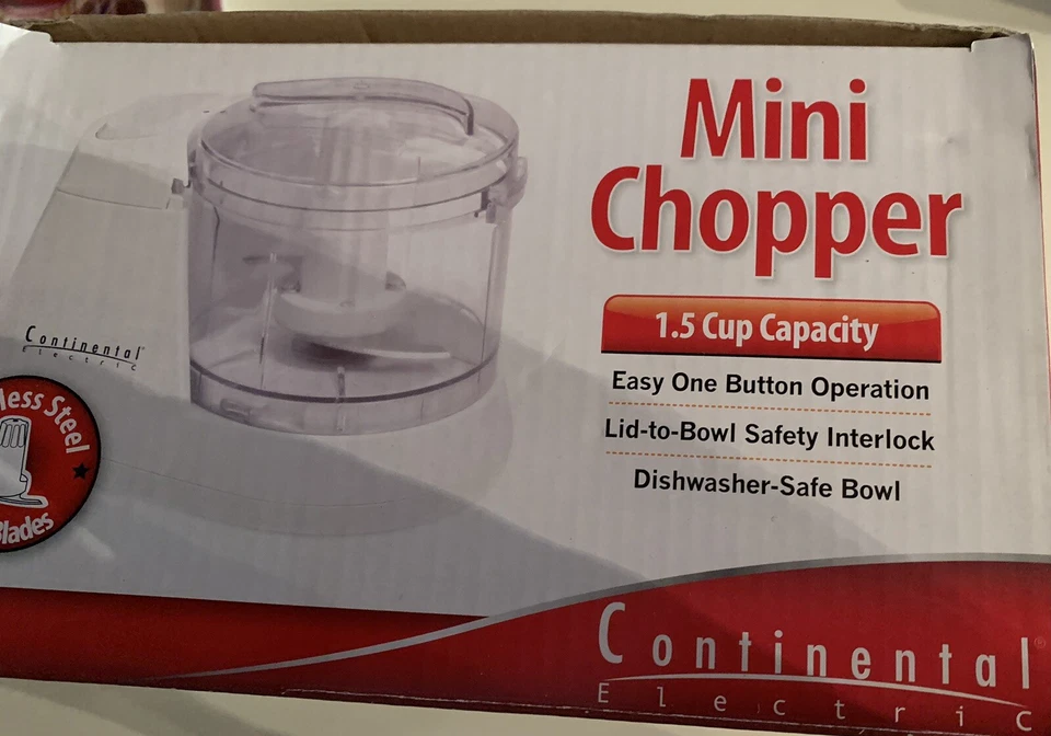 Mini Chopper 1.5cup Capacity by Continental - Image 3 of 4