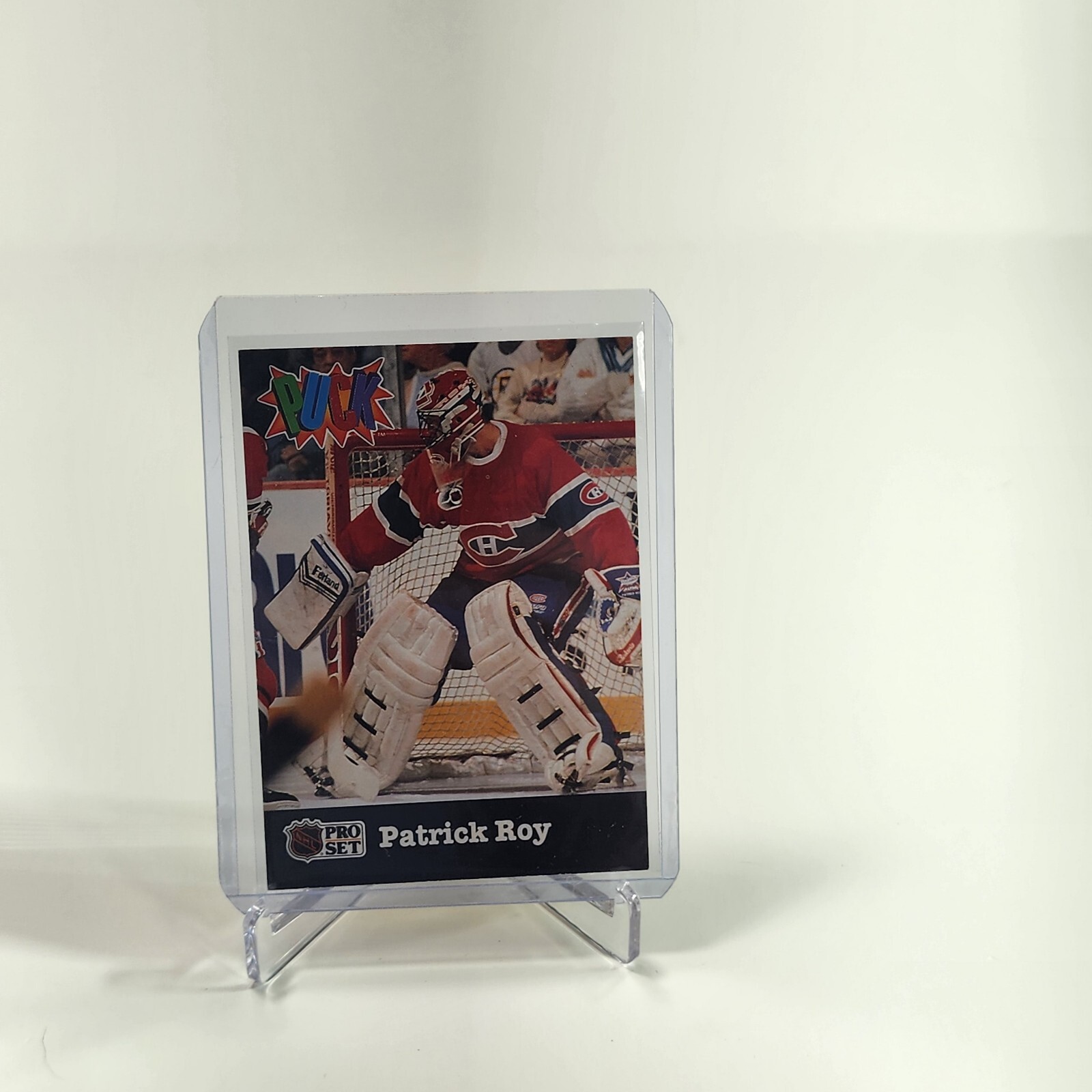 1991-92 Pro Set Puck Patrick Roy #14 HOF