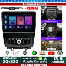 Android auto Car Stereo Radio GPS Navi Apple CarPlay For 2010-2014 Ford Mustang