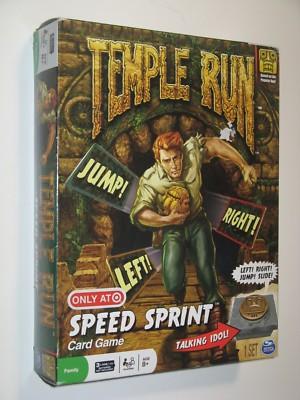 Temple Run Speed Sprint Card Game NEW Target exclusive talking idol family