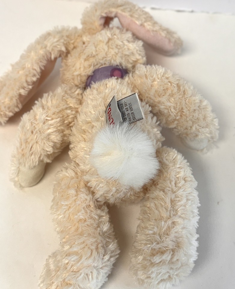 Gund Hopper Bunny Plush Rabbit Shaggy Lop Ear Floppy Stuffed Animal ...