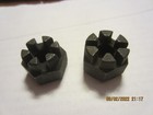 HARLEY WL FLATHEAD FRONT AXLE NUTS, 3910 37, 2 EA. NOS, 1938 1952, OEM HD MFG,
