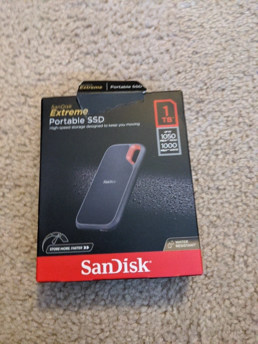 SanDisk 1TB SSD External (Up to 1050 MB/s - USB-C, USB 3.1) | eBay