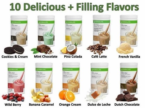 NEW 4X Herbalife Formula 1 Healthy Meal Nutritional Shake Mix 26.4oz ALL FLAVORS