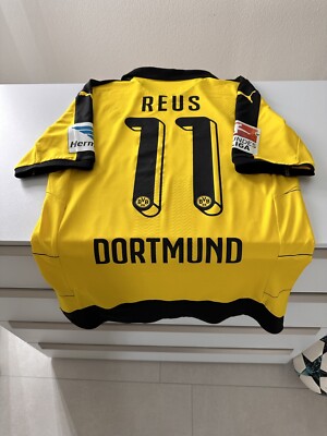 Borussia Dortmund BVB Matchworn Jersey Bundesliga 2015/2016 Marco