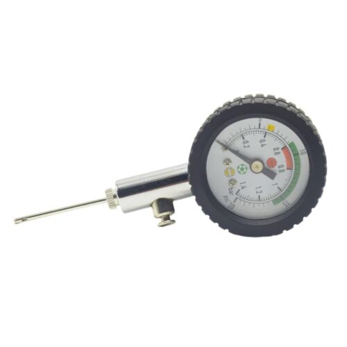 Indicatore di pressione palla manometro acciaio inox barometro manuale con copertura - Foto 1 di 13