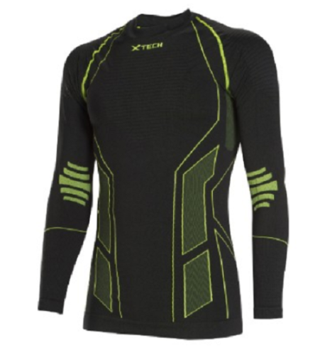 XTECH Maglia TITANIUM Girocollo Invernale Ciclismo Running Moto TG S/M |  eBay