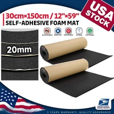 2Roll 59"x12" Rubber Adhesive Pad Closed Cell Foam Sheet Neoprene Insulation pad