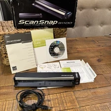 Fujitsu ScanSnap S1100 USB Mobile Scanner PC/MAC In Original Box (PA03610-B005)