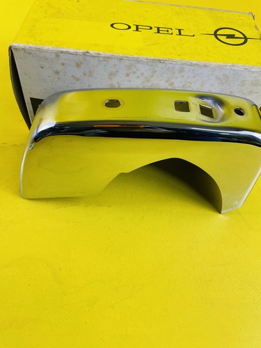NUEVO + ORIGINAL Opel Rekord B sedán cupé cuerno parachoques cromo - Imagen 2 de 4