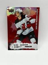 Dawson Mercer 2021-22 Rookie Class Red Parallel 2022 Upper Deck Hockey #RC-18