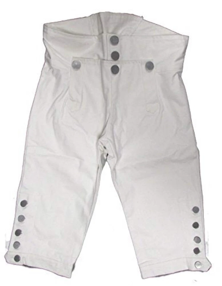 Pantalones cortos de reproducción para hombre de la era de la guerra revolucionaria - pantalones coloniales Foto 2 de 4