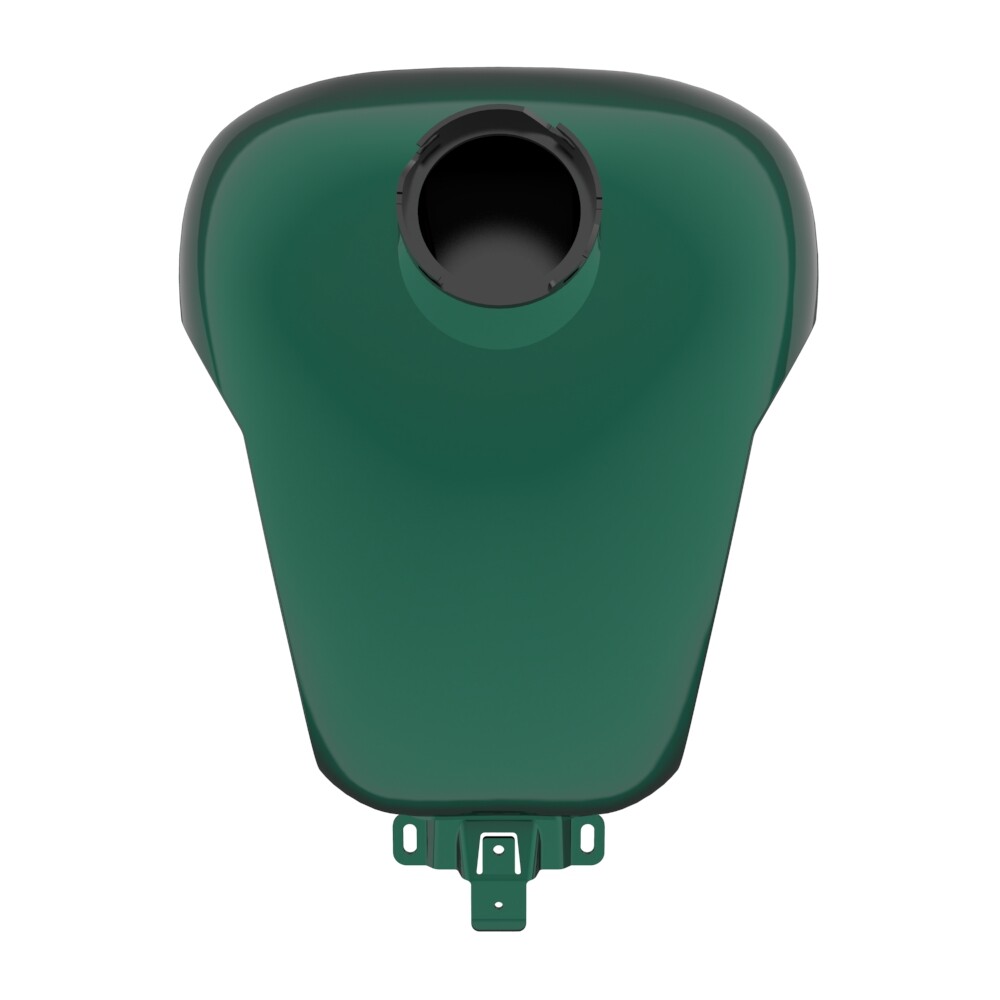 Alpine Green Holeshot Gas Tank with Knee Cutout For Harley Touring