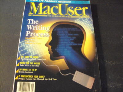 MacUser Aug 1982 The Writing Process, UNIX Explained ID:82226