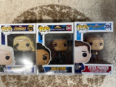 FUNKO POP!  Marvel Thor Spider man Avengers (3) Funko Pops!