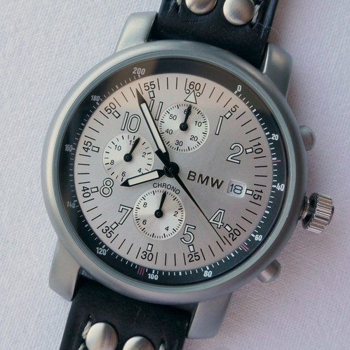 BMW M Power Motorsport Racing Classic M3 Sport Car Accessory Chronograph Watch - Picture 13 of 24