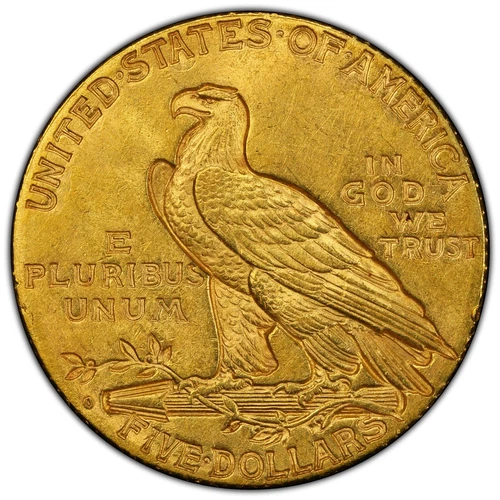 1909-O PCGS  MS 63 $5 INDIAN HEAD GOLD HALF EAGLE