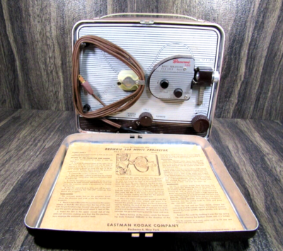 VTG Kodak Brownie 300 8 MM Movie Projector M 1 Needs New