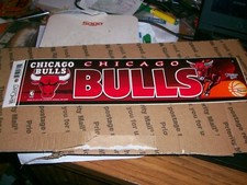 Chicago Bulls Official NBA Team Logo Car Bumper Sticker Wincraft sports