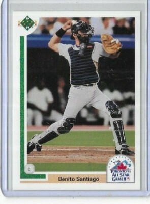 1991 Upper Deck Final Edition #91F Benito Santiago San Diego Padres All Star