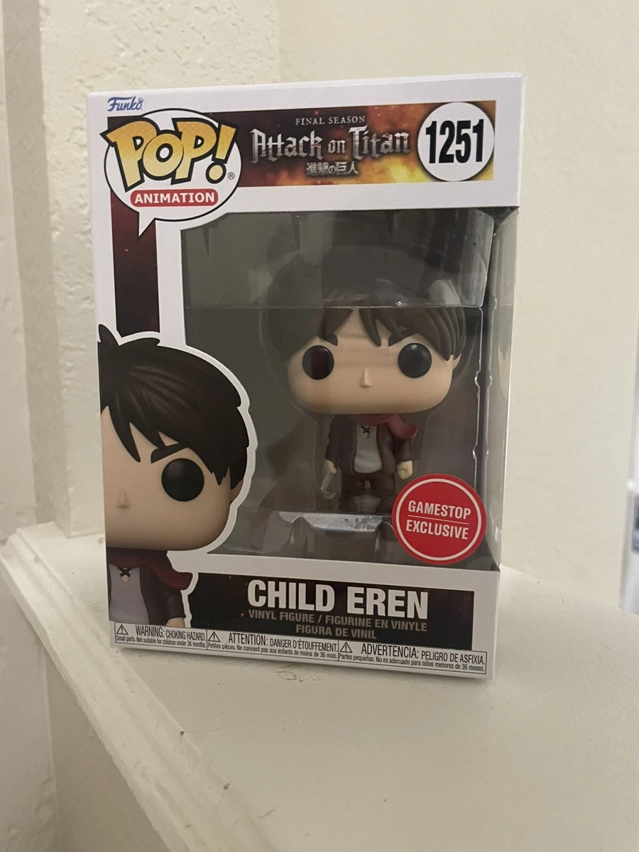 FUNKO POP Attack On Titan 1250 Ymir Fritz and 1251 Child Eren