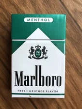Marlboro Green Blend Fresh Menthol 20 Cigarette Pack EMPTY Box Nice!