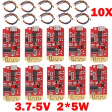 10X 2 5W 3.7-5V Dual Plate Bluetooth Amplifier Modules DIY Speaker Modification