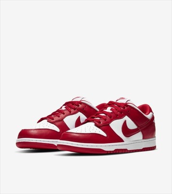 nike red low dunks
