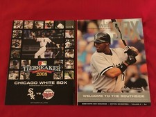 2008 MLB Chicago White Sox playoff program + scorecard / Twins /  Blackout Game