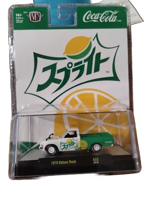 M2 Machines Japanese Sprite Coca-Cola 1978 Datsun Truck A33