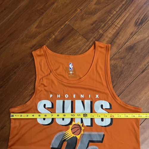 NBA Tank Top Men's Medium Kevin Durant Suns Orange Lightweight Basketball EUC - Picture 13 of 13