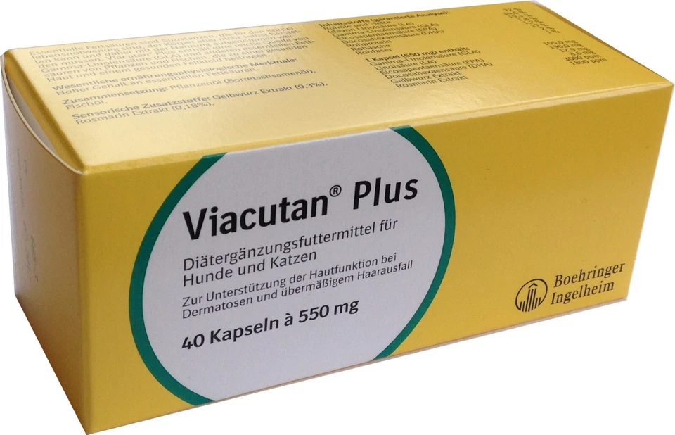 2 x Viacutan ® Plus - 40 Kapseln (80 Ges.) Haut Haar & Stoffwechsel 1Tbl./ 0,30€