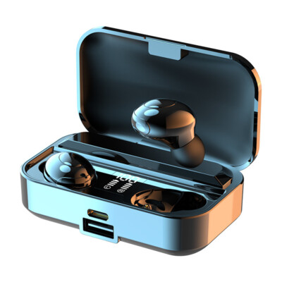 Wireless Bluetooth Headphones Laptop Headsets Earbuds Microphone For Android iOS