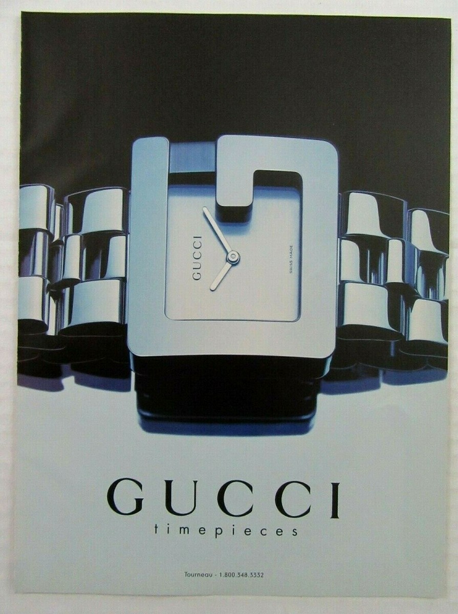 ✩GUCCI Timepieces 腕時計 本体✩ 1998 GUCCI Swiss Made Timepieces Watches Jewelry Full Page