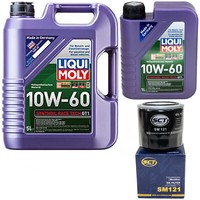 MotoröL Set 10W-60 Liqui Moly 6 Liter + ÖLfilter FüR Isuzu Opel Subaru Legacy IV