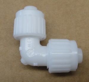 Flair-It RV Water Line 90 Degree Angle Stop Valve – 3/8" PEX, Part #06882