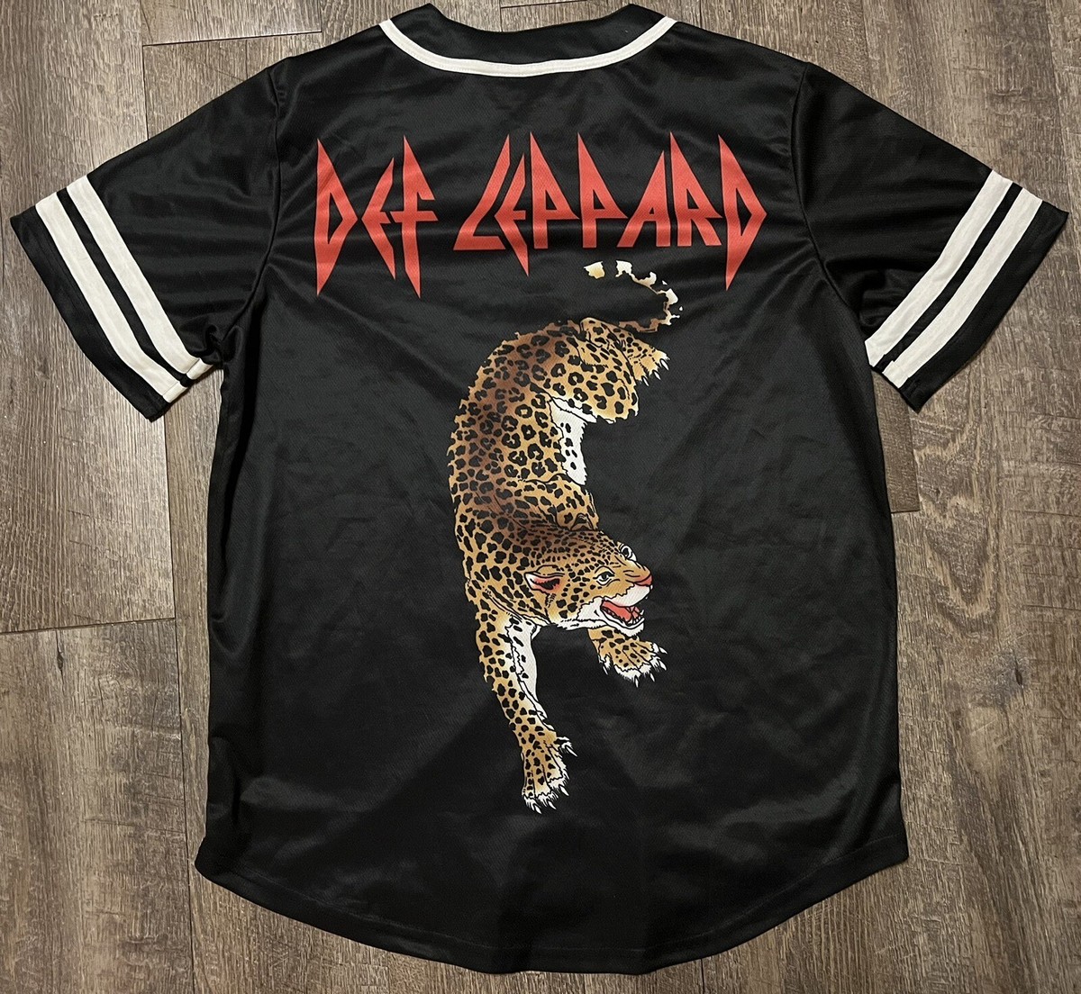 Def Leppard Baseball Jersey size Large | eBay
