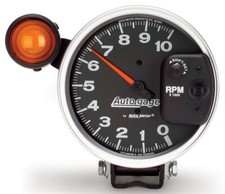 Autometer 233904 Auto Gage 5 Black Pedestal Tachometer 10k Rpm W Shift Light
