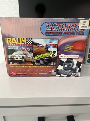 ULTIMATE SOFTWARE RACING PACK With EXL500 Racing Set & 2 racing games IN  OG BOX