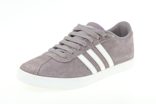 Adidas Courtset Gamuza Púrpura/Blanco EG4052 Mujer Entrenadores Talla UK 5 - Imagen 2 de 9