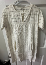 Madewell Ivory Cream Dress XXS Stripe Dress