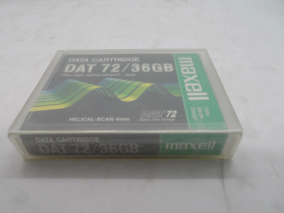 5 X NEW MAXELL Data Cartridge HP IBM DAT72 DDS5 drive HS-4/170S9D)5 HELICAL-scan - Image 4 of 4