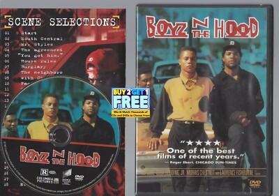 Boyz N the Hood (DVD, 1991) Ice Cube Cuba Gooding Jr. Disc & Cover Art Only