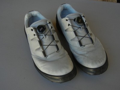 Men's ECCO BOA Spikeless Golf Shoes, size 9 (extra width), Gray