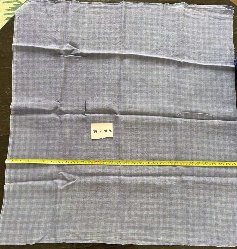 Tela de lino punto de cruz. Jean Weeks Dye Works Gingham Bule-28ct-34x31 1/2 Foto 4 de 4